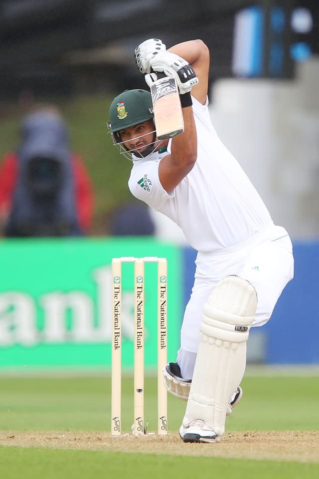 Cricketer batting